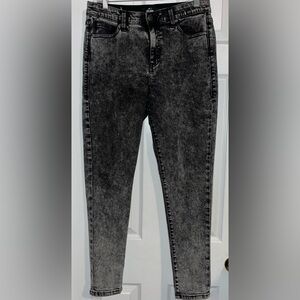 Lularoe Women’s Black Acid Wash Skinny Jeans Size 30 stretch